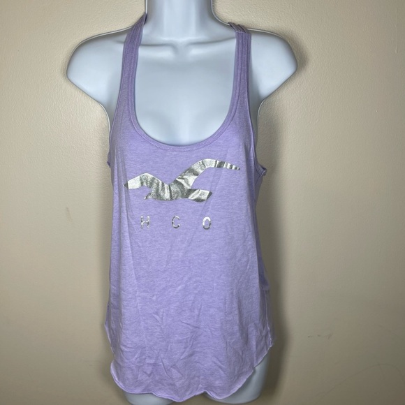 Hollister HCO Purple Tank Top with Scoop Neck - Picture 1 of 5
